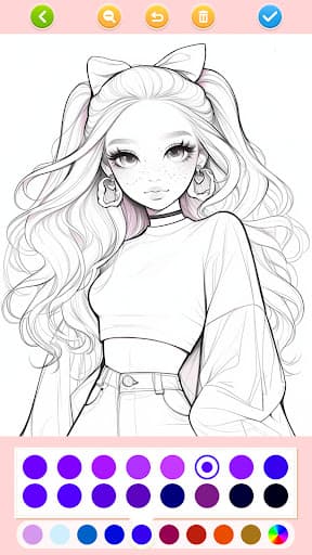 Doll Color: Princess Coloring screenshot 5 - screenshot