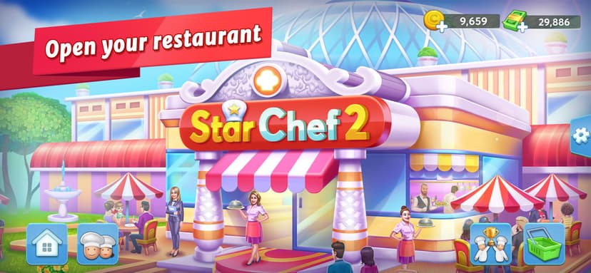 Star Chef 2: Restaurant Game screenshot 1 - screenshot