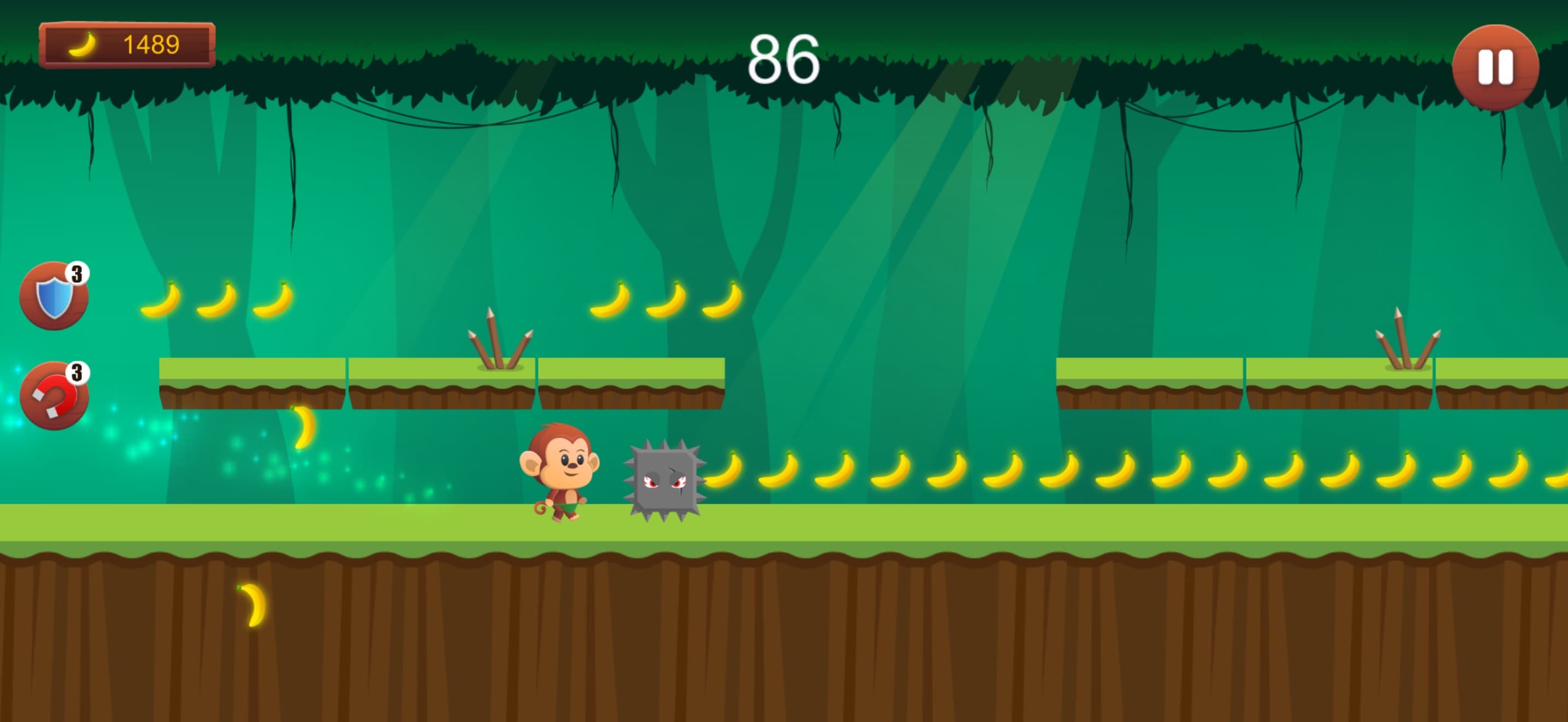 Monkey Run, Jump & Go Bananas! screenshot 4 - screenshot
