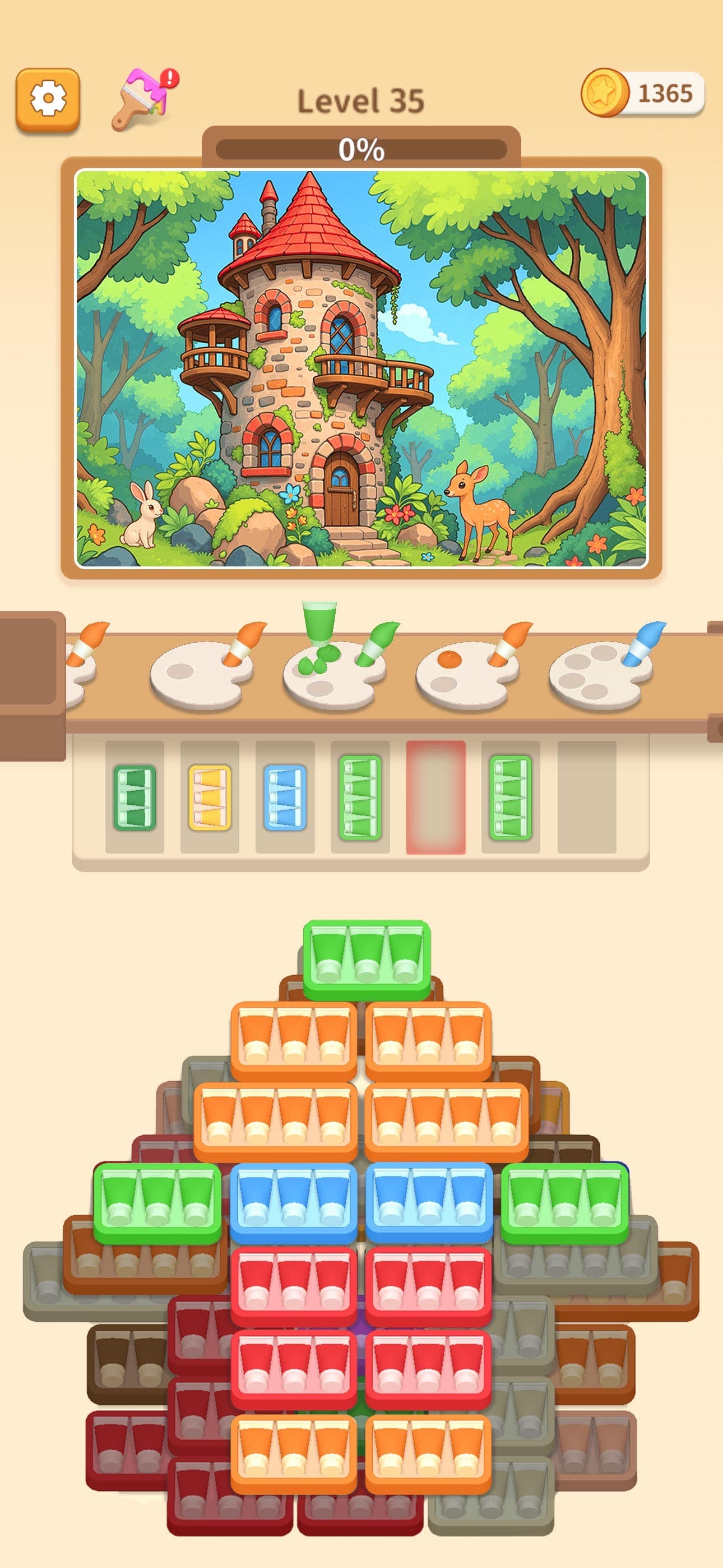 Painting Sort: Sand Puzzle Jam screenshot 2 - screenshot