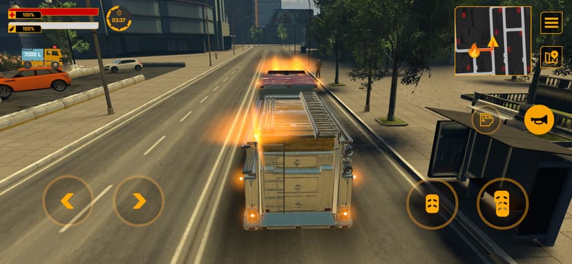 Firefighter:Car fire truck sim screenshot 7 - screenshot