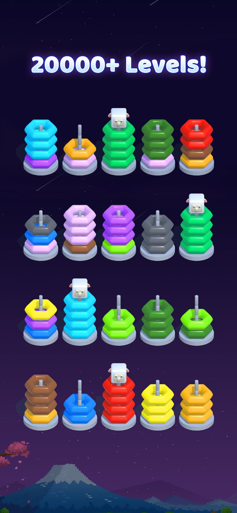 Hoop Sort - Color Ring Puzzle screenshot 4 - screenshot
