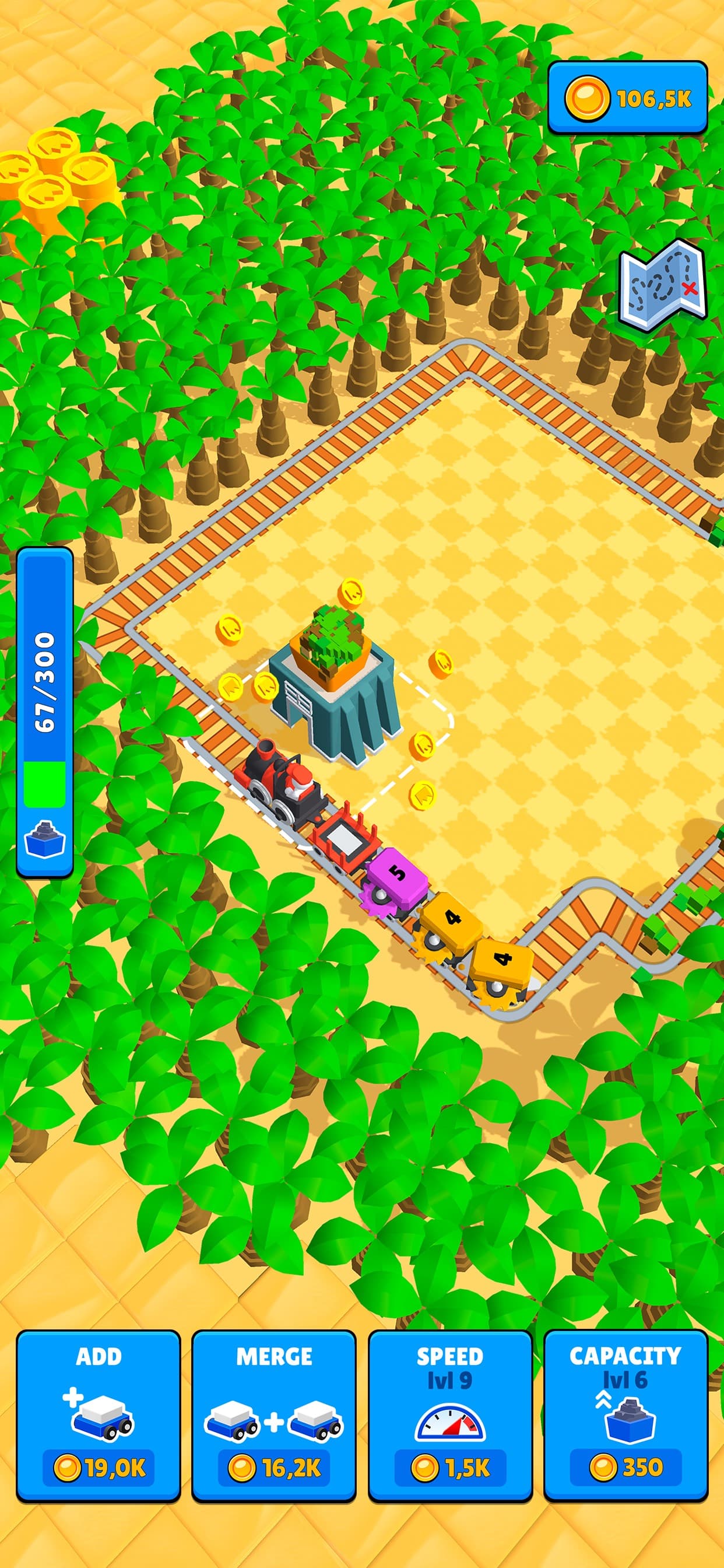 Train Miner: Idle Railway Game screenshot 4 - screenshot