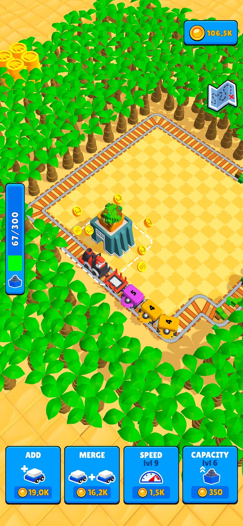 Train Miner: Idle Railway Game screenshot 4 - screenshot