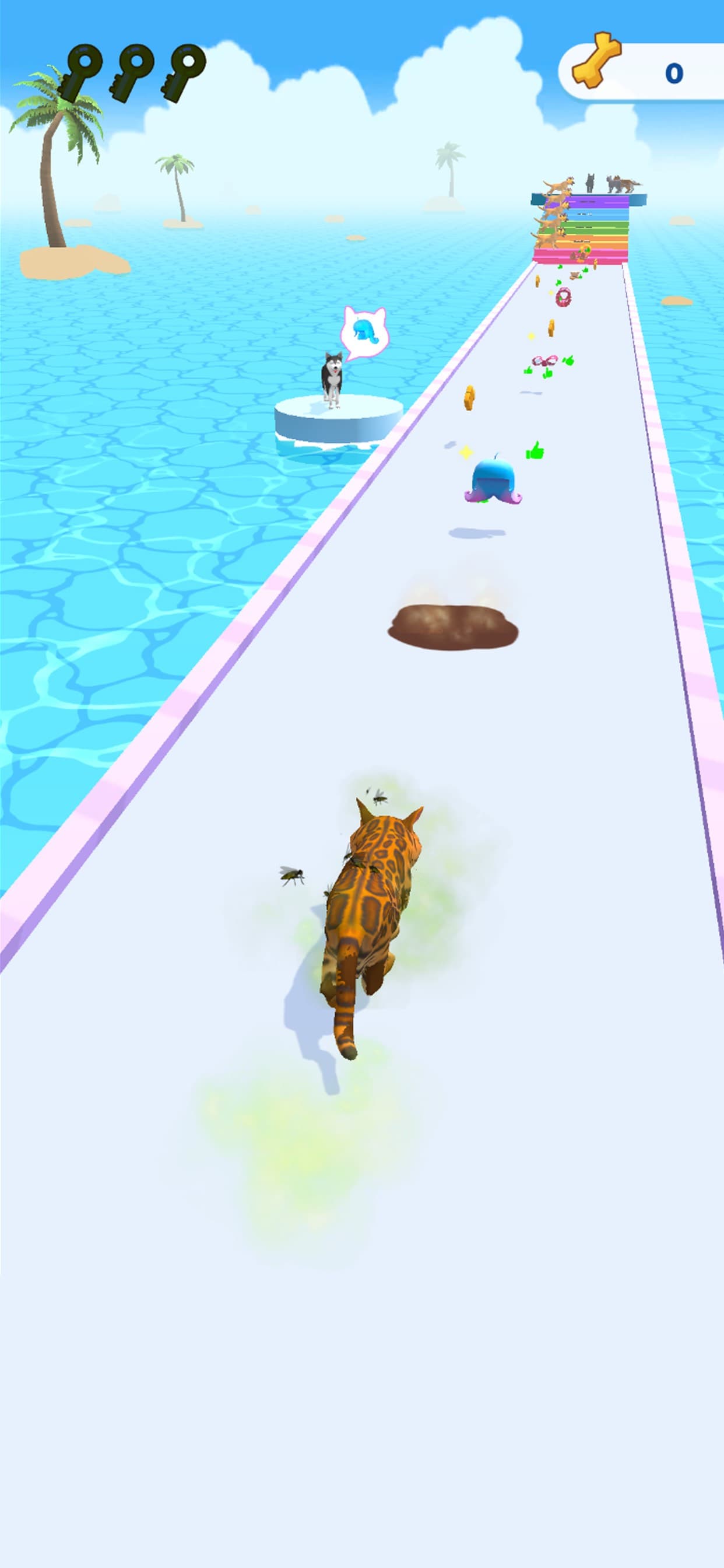Cats run 3D screenshot 1 - screenshot