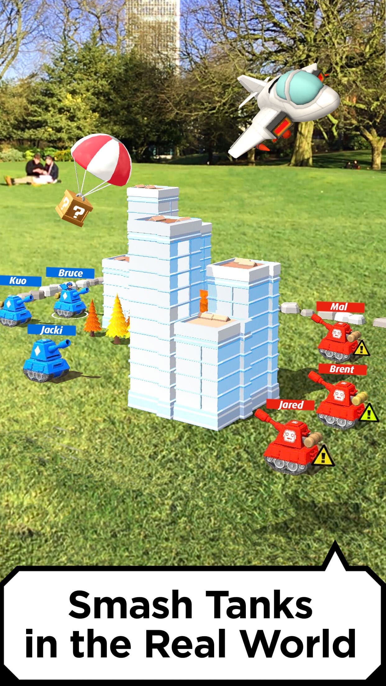 Smash Tanks! - AR Board Game screenshot 1 - screenshot