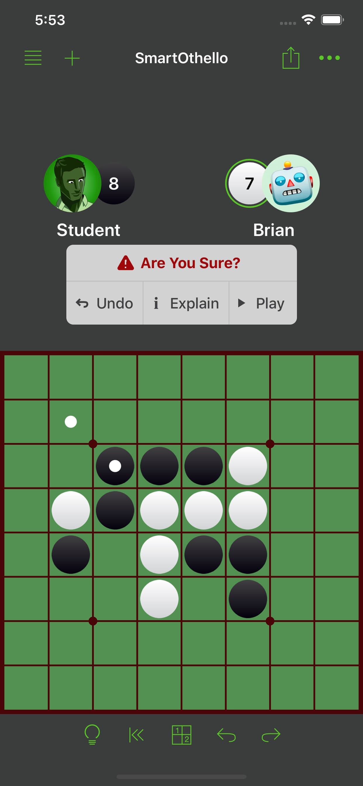 Smart Othello screenshot 3 - screenshot