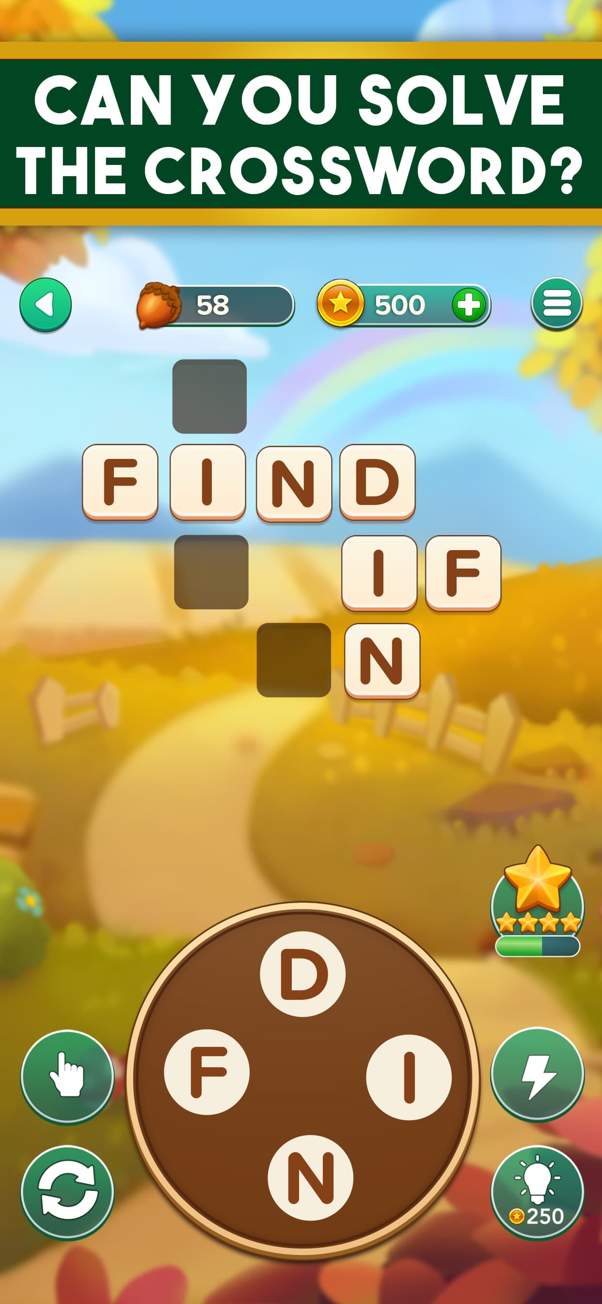 Word Nut Crossword Puzzle Game screenshot 2 - screenshot