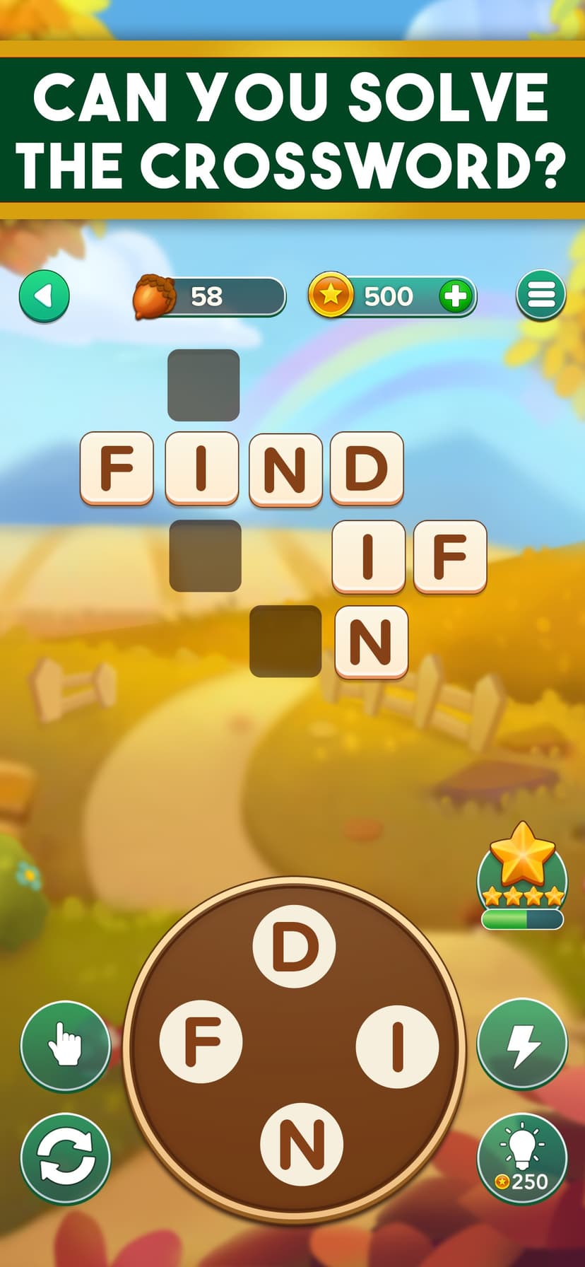 Word Nut Crossword Puzzle Game screenshot 2 - screenshot