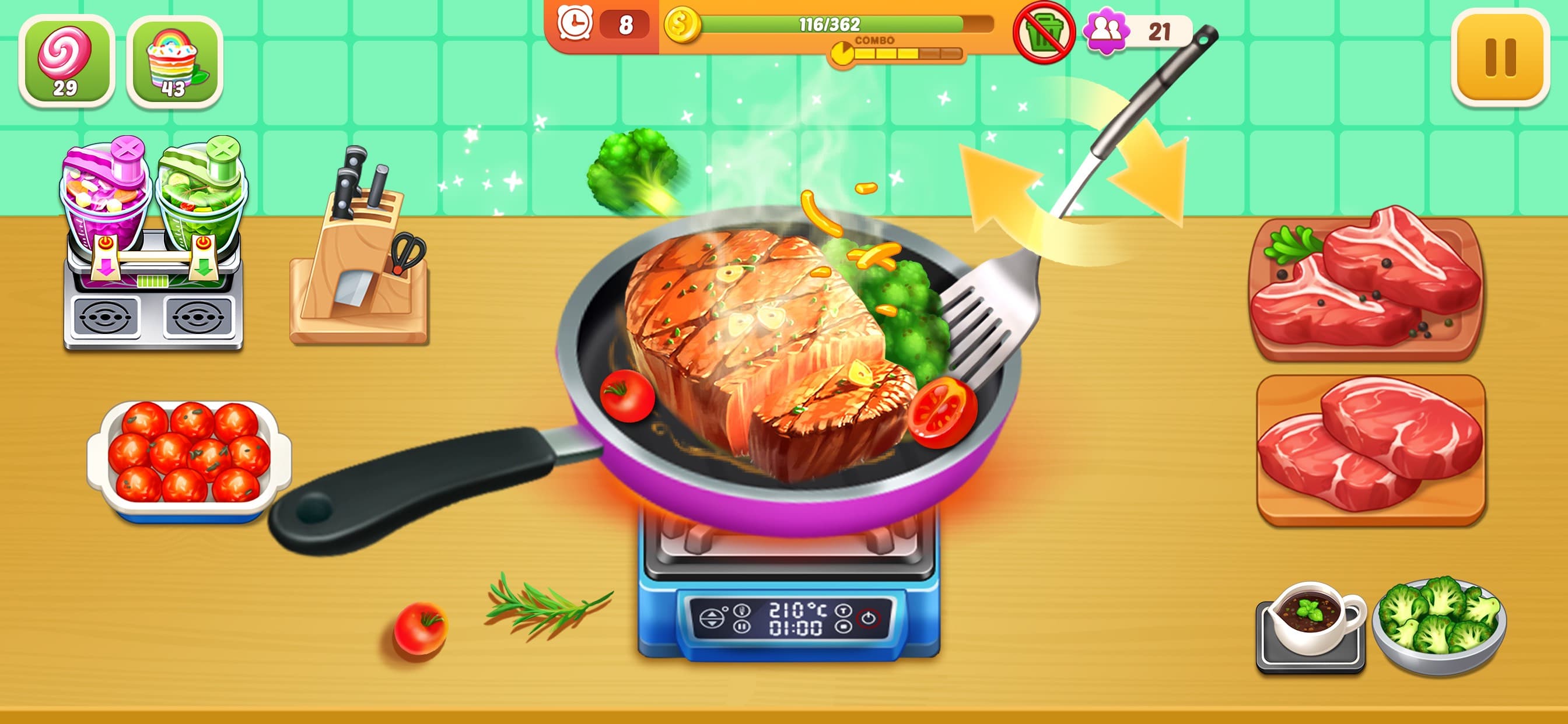 Crazy Kitchen: Cooking Games screenshot 2 - screenshot