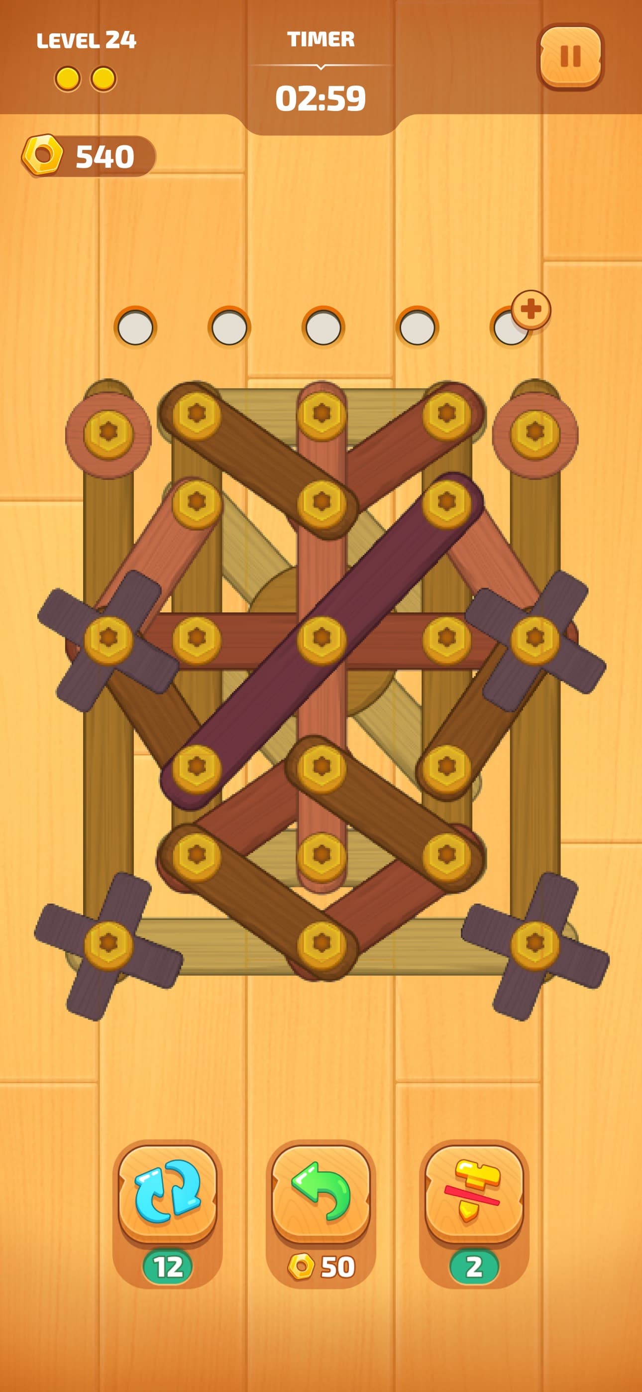 Awesome Bolts & Screws Puzzles screenshot 4 - screenshot