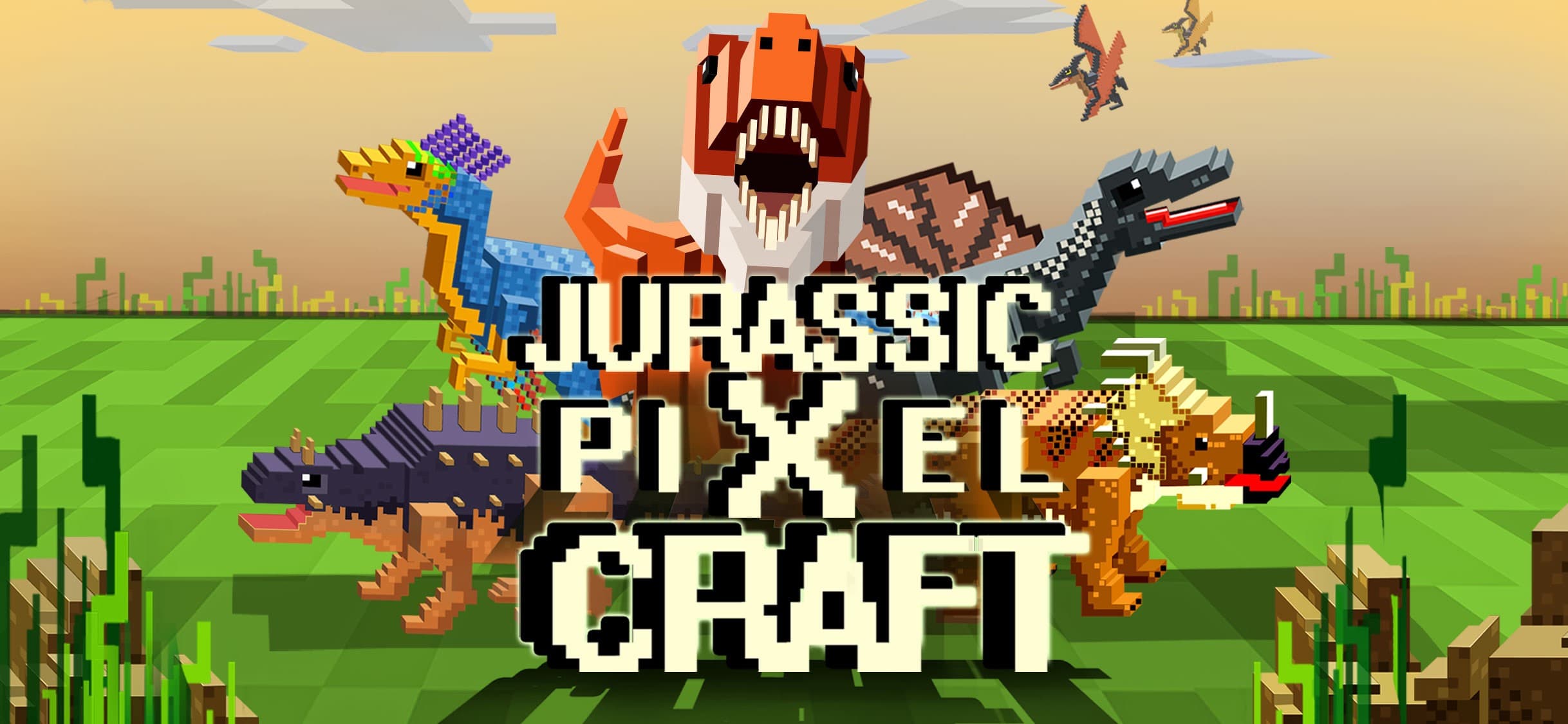 Jurassic Pixel Dinosaur Craft screenshot 1 - screenshot