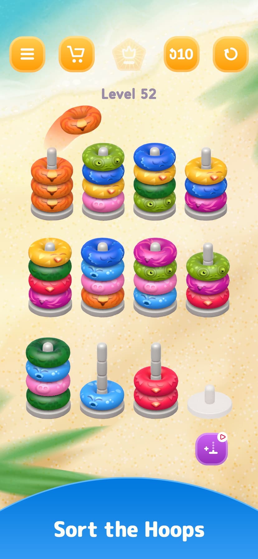 Color Sort 3D — Hoop Puzzle screenshot 5 - screenshot