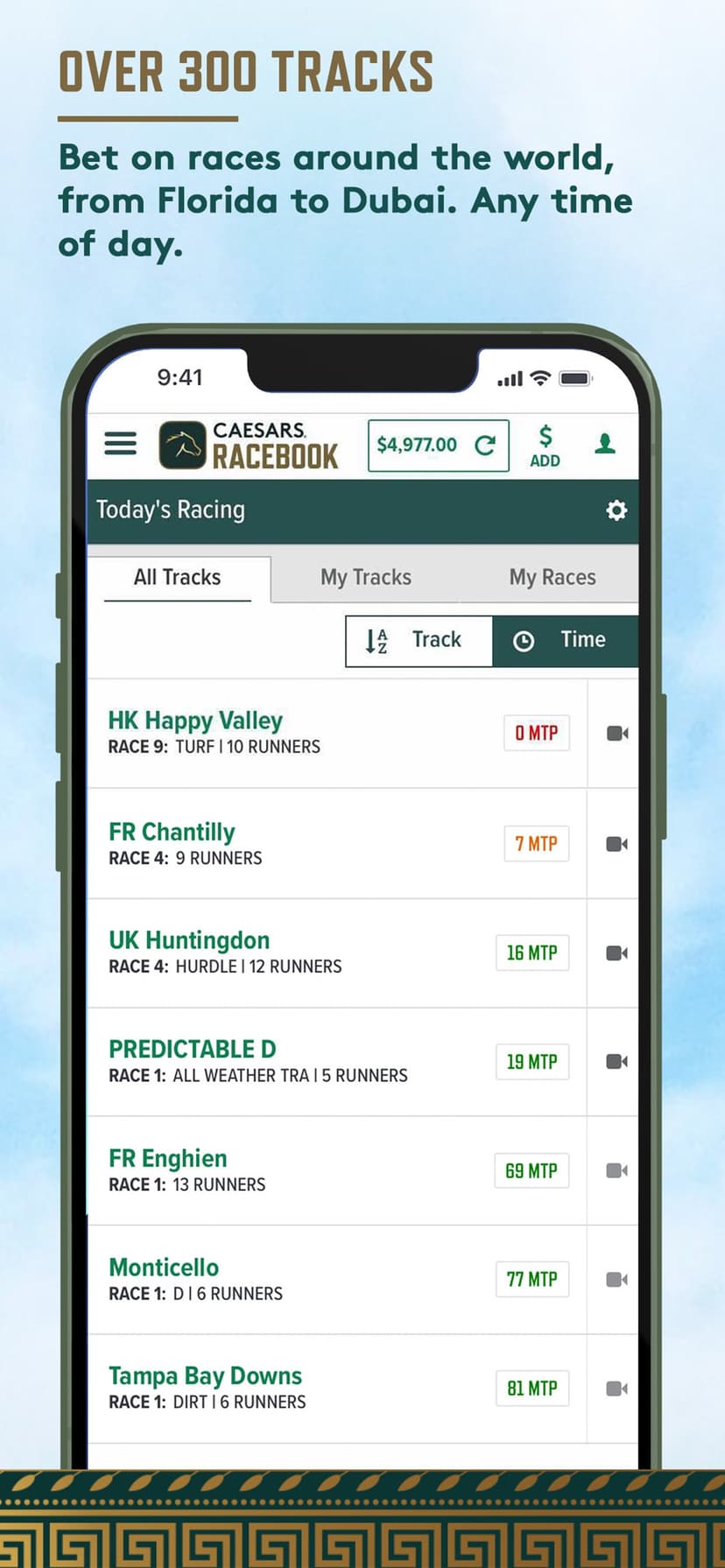 Caesars Racebook screenshot 4 - screenshot