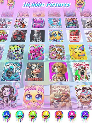 Meme Color By Number Game screenshot 14 - screenshot