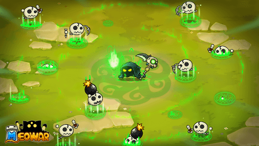 Meowar - PvP Cat Merge Defense screenshot 2 - screenshot