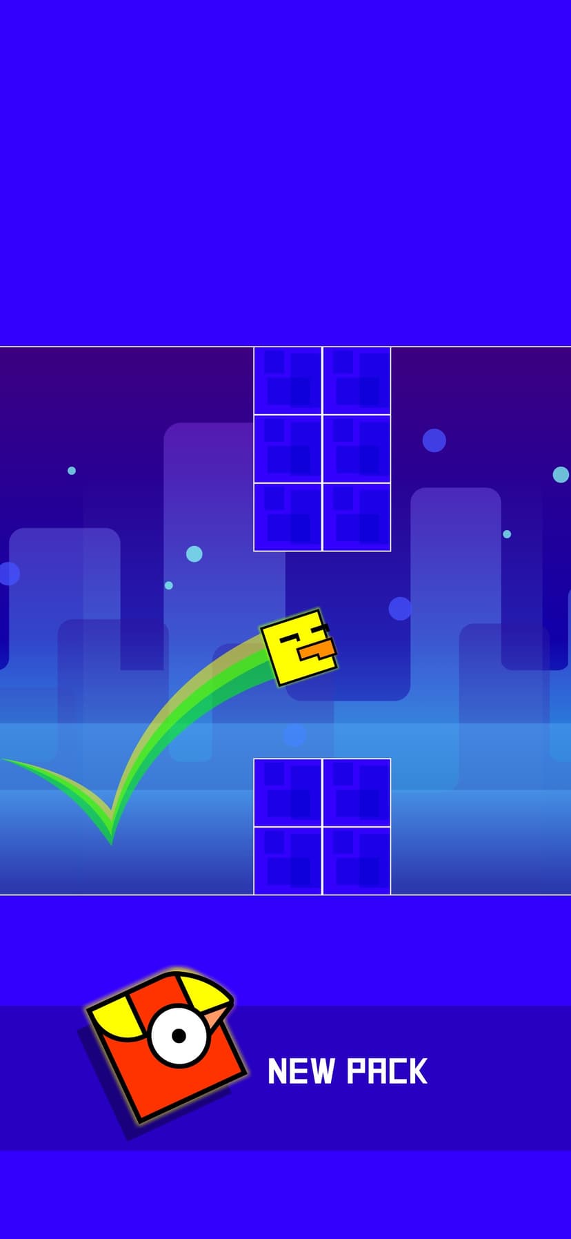 Square Bird Watch - Block Jump screenshot 1 - screenshot