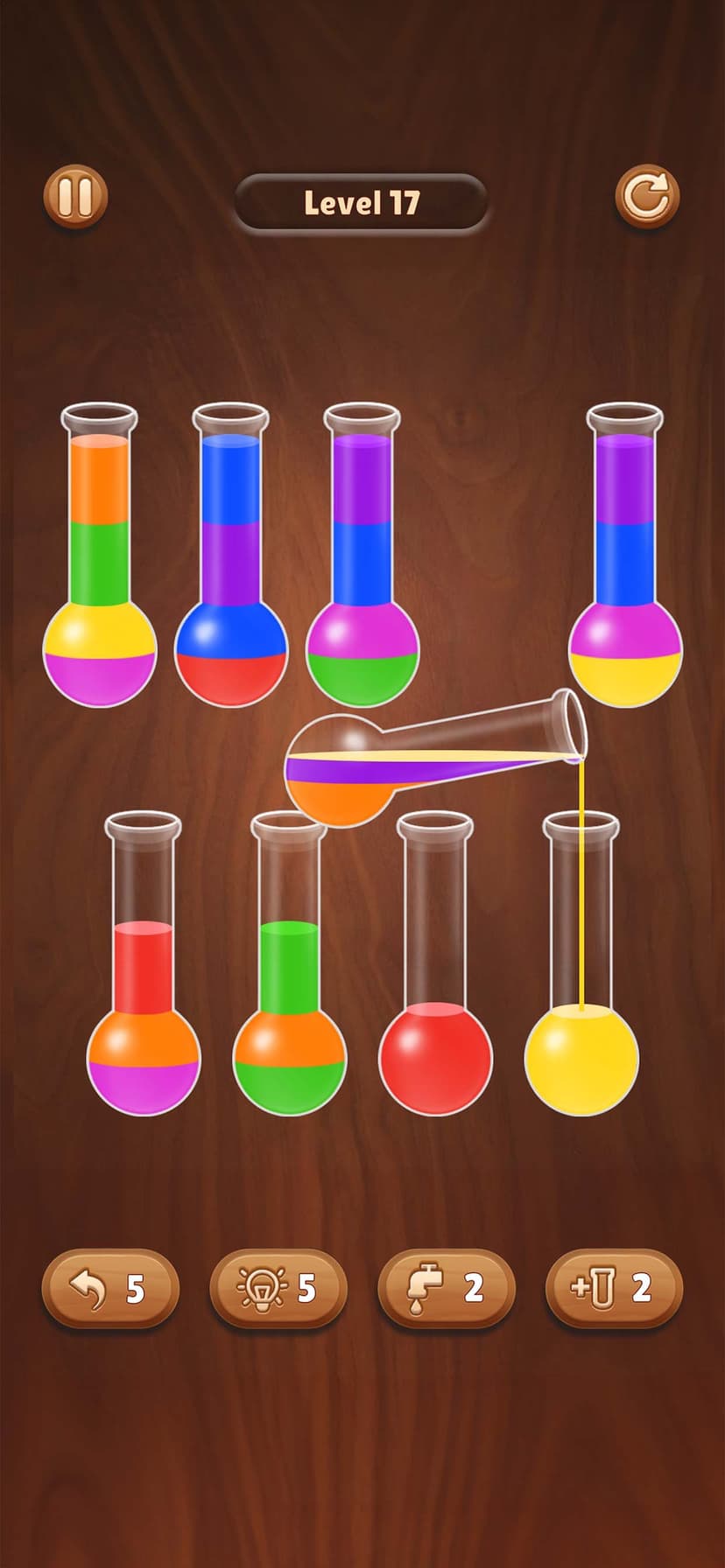 Color Water Sort Wooden Puzzle screenshot 7 - screenshot
