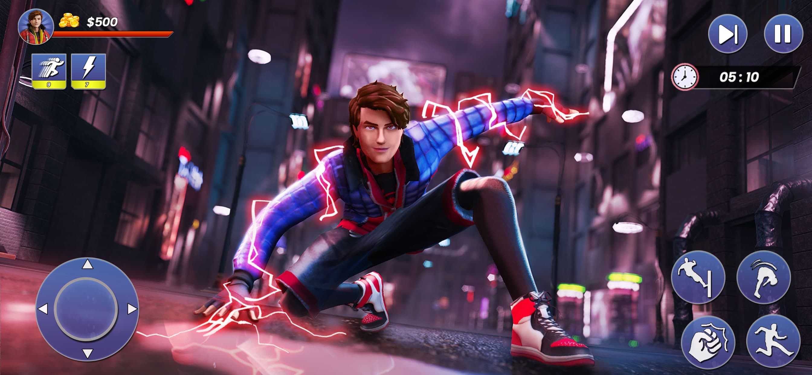 Flying Rope Superhero Fighter2 screenshot 1 - screenshot