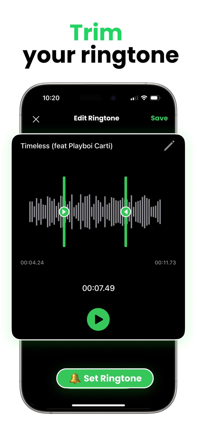 IRingtone: Spotify & YouTube screenshot 3 - screenshot