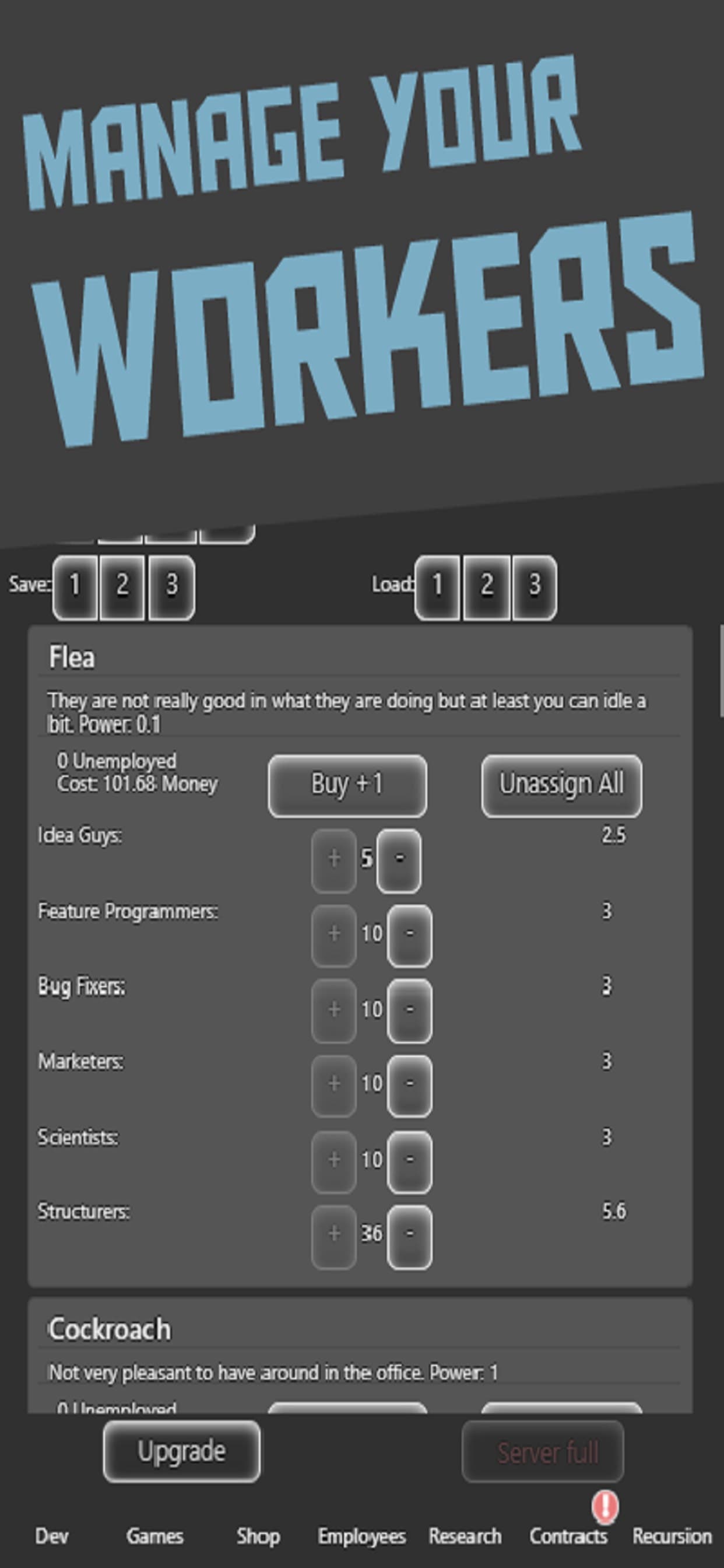 Idle Idle GameDev screenshot 4 - screenshot