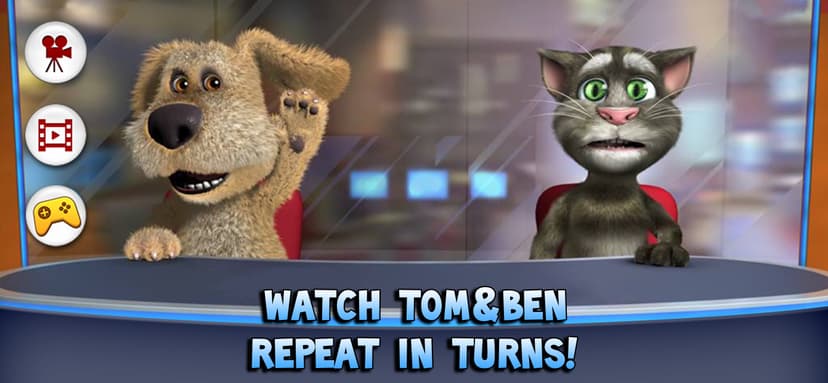 Talking Tom & Ben News screenshot 1 - screenshot
