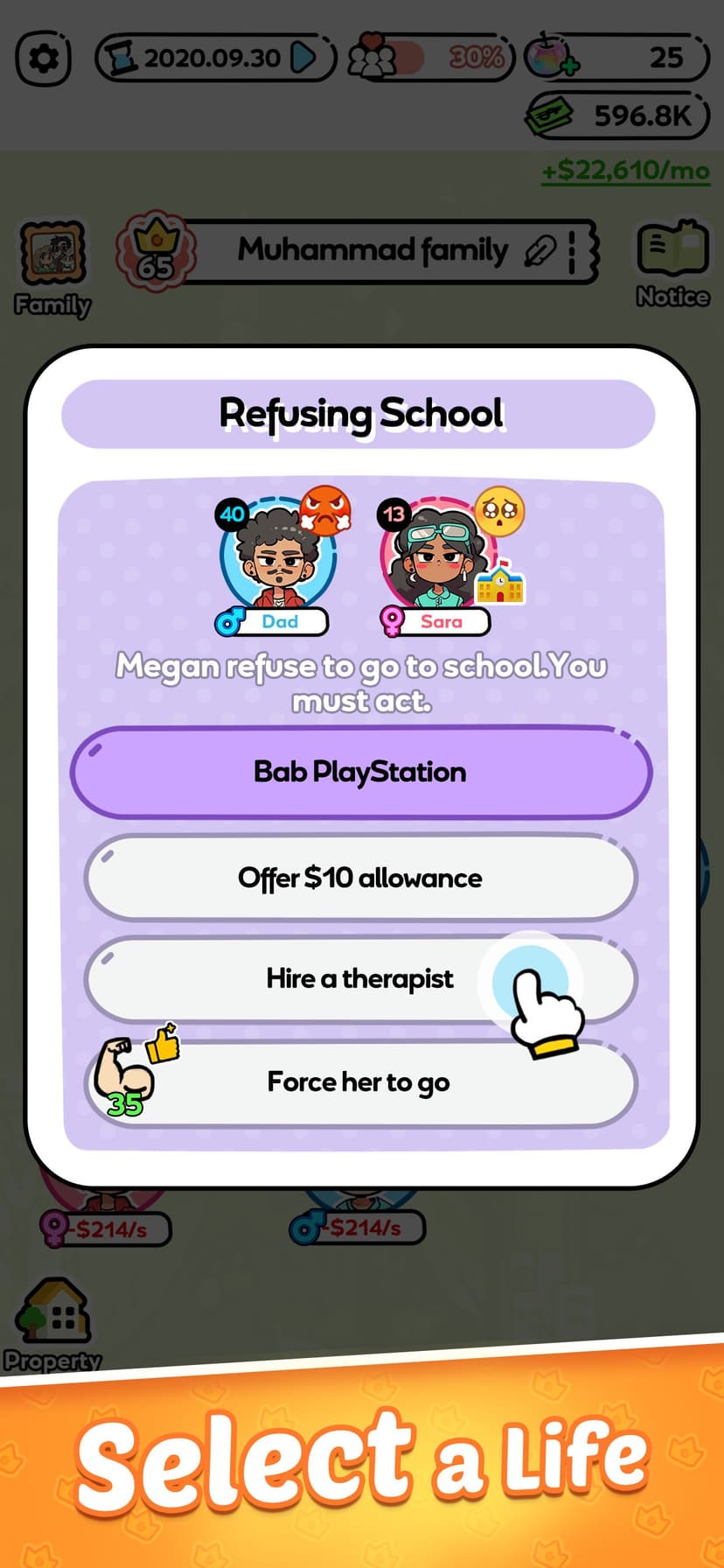 Family Go! - Lifetime Sim game screenshot 5 - screenshot