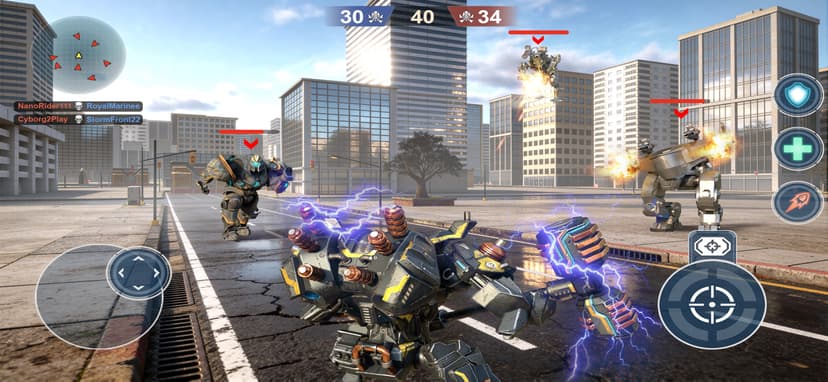 Mech Wars-Online Robot Battles screenshot 2 - screenshot