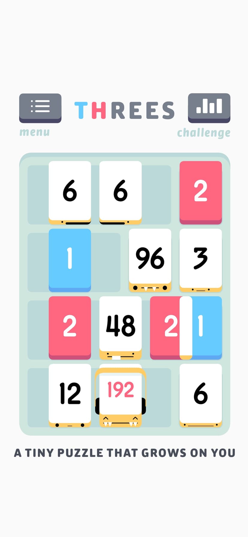 Threes! Freeplay screenshot 1 - screenshot