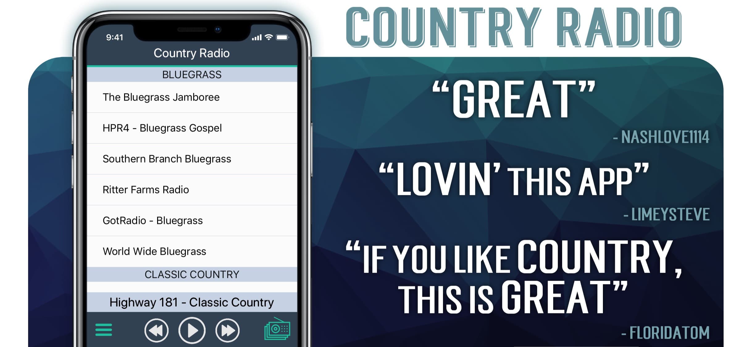 Country Radio+ screenshot 2 - screenshot