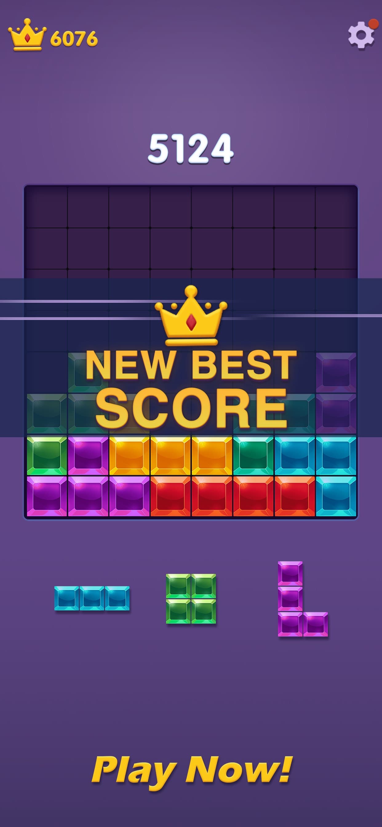 Block Puzzle Gem Blast screenshot 4 - screenshot