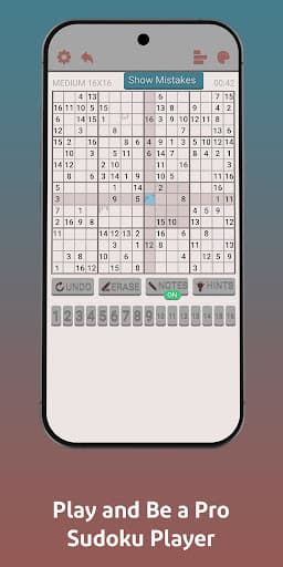 Sudoku Palextart 12x12, 16x16 screenshot 7 - screenshot