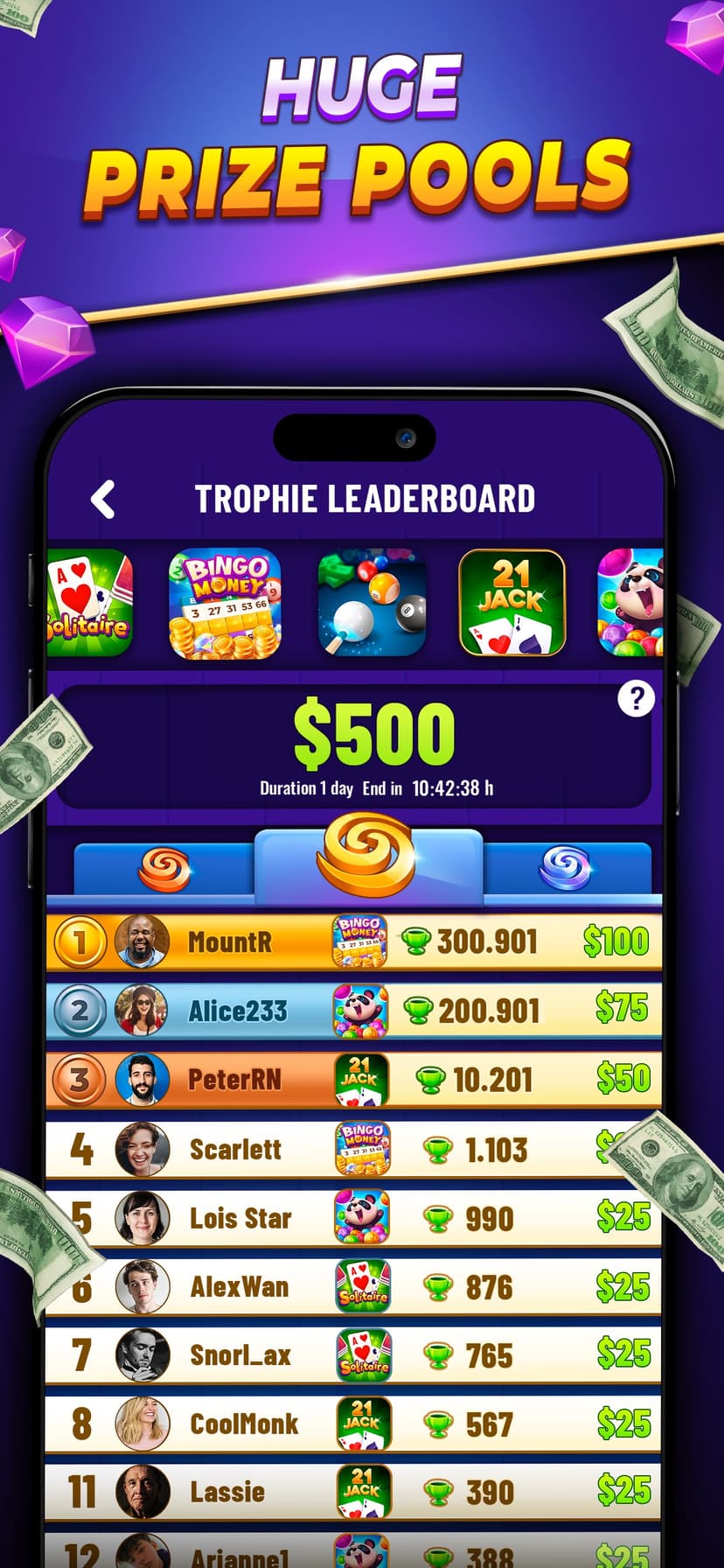 Backspin Games: Win Real Money screenshot 3 - screenshot