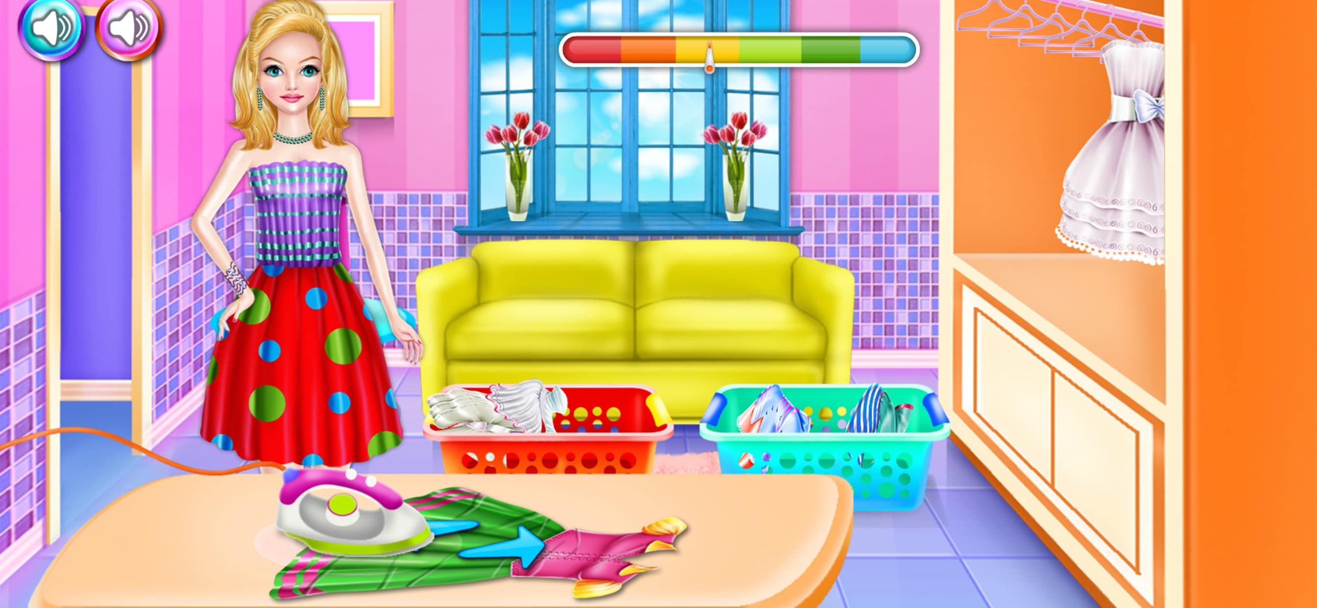 Olivias washing laundry game screenshot 8 - screenshot