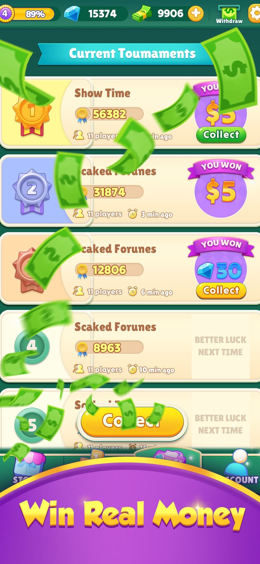 Solitaire Dash - Win Real Cash screenshot 5 - screenshot