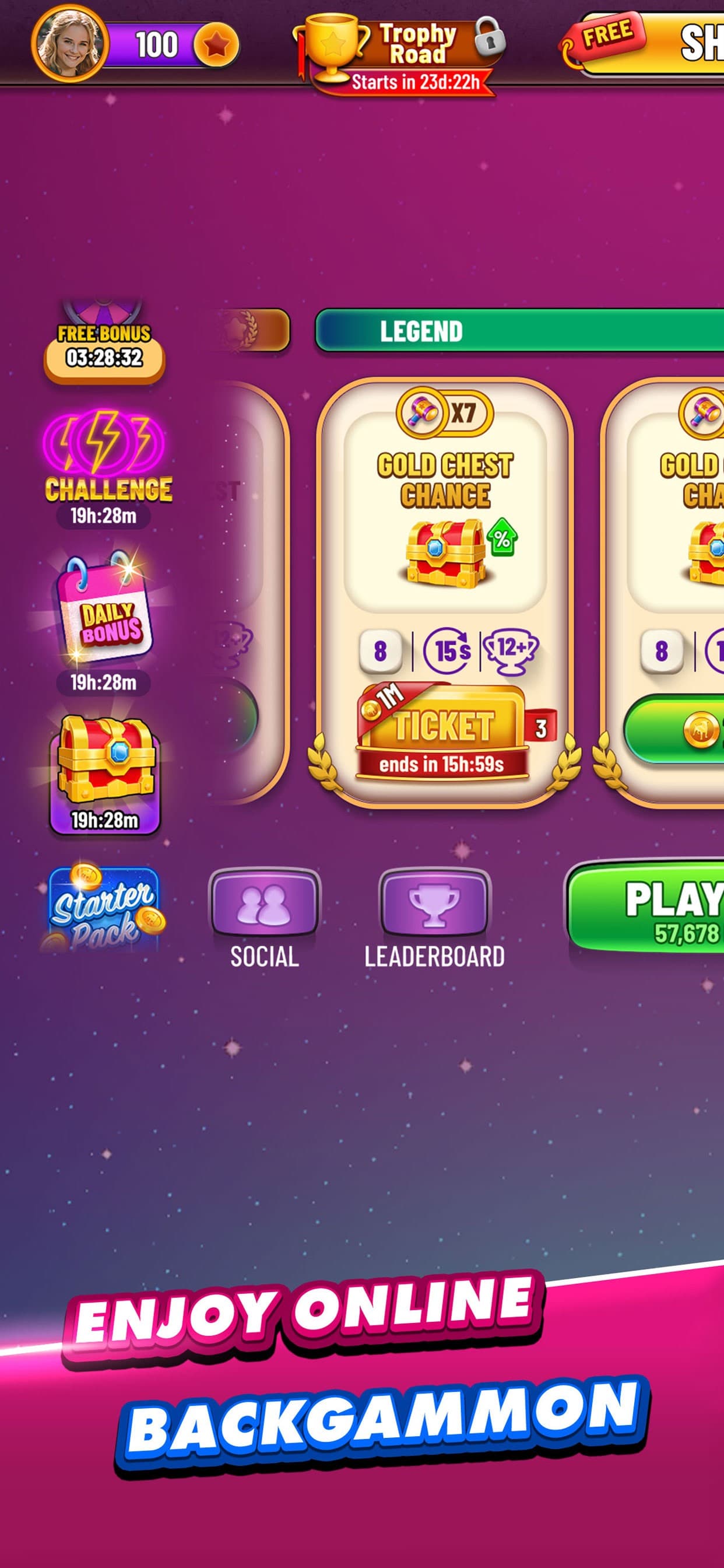 Backgammon Plus - Board Games screenshot 1 - screenshot