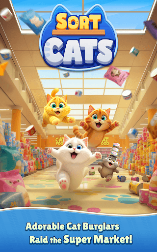 Sort Cats: Goods Puzzle screenshot 1 - screenshot