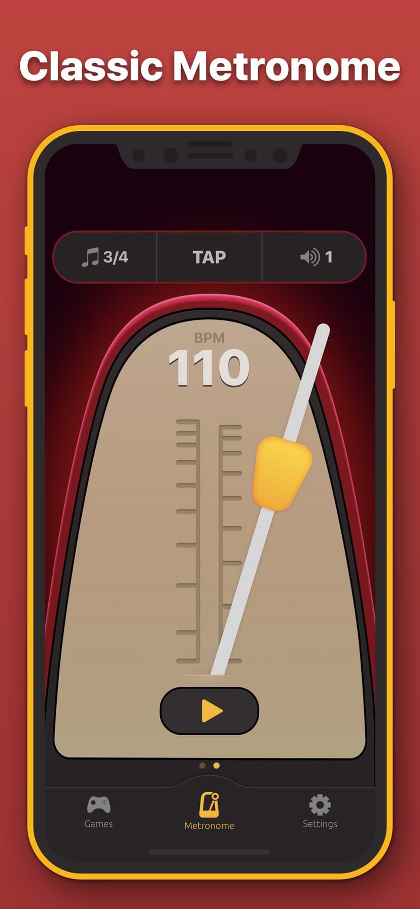 Metronome - Tap Tempo & Rhythm screenshot 3 - screenshot