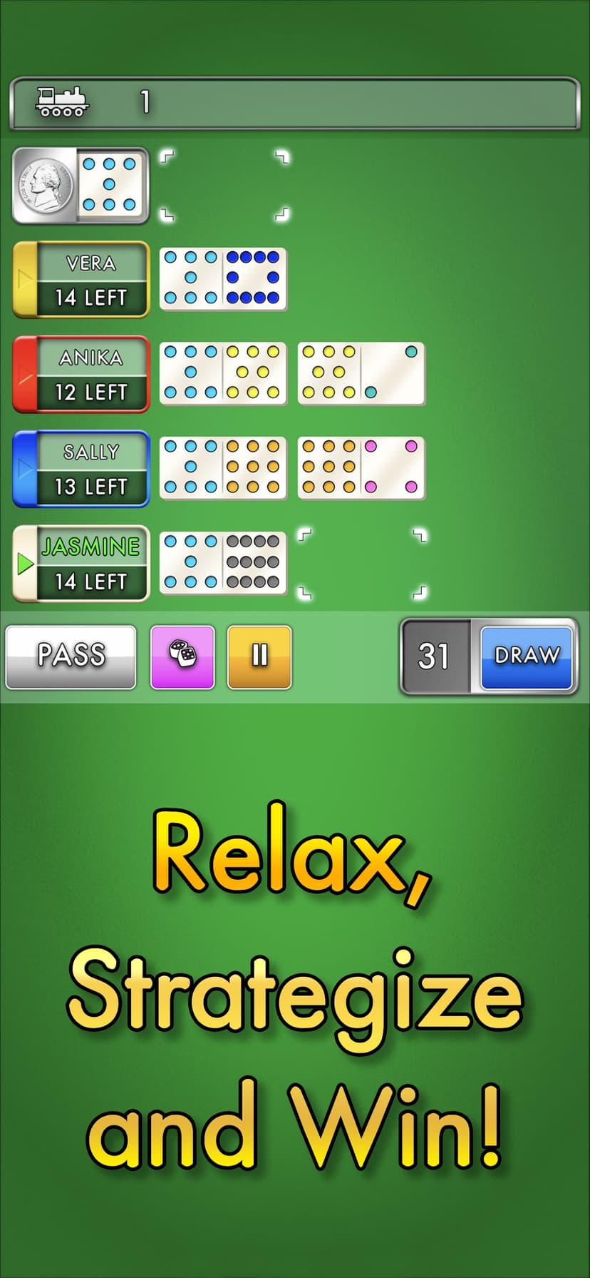 Mexican Train Dominoes Classic screenshot 2 - screenshot
