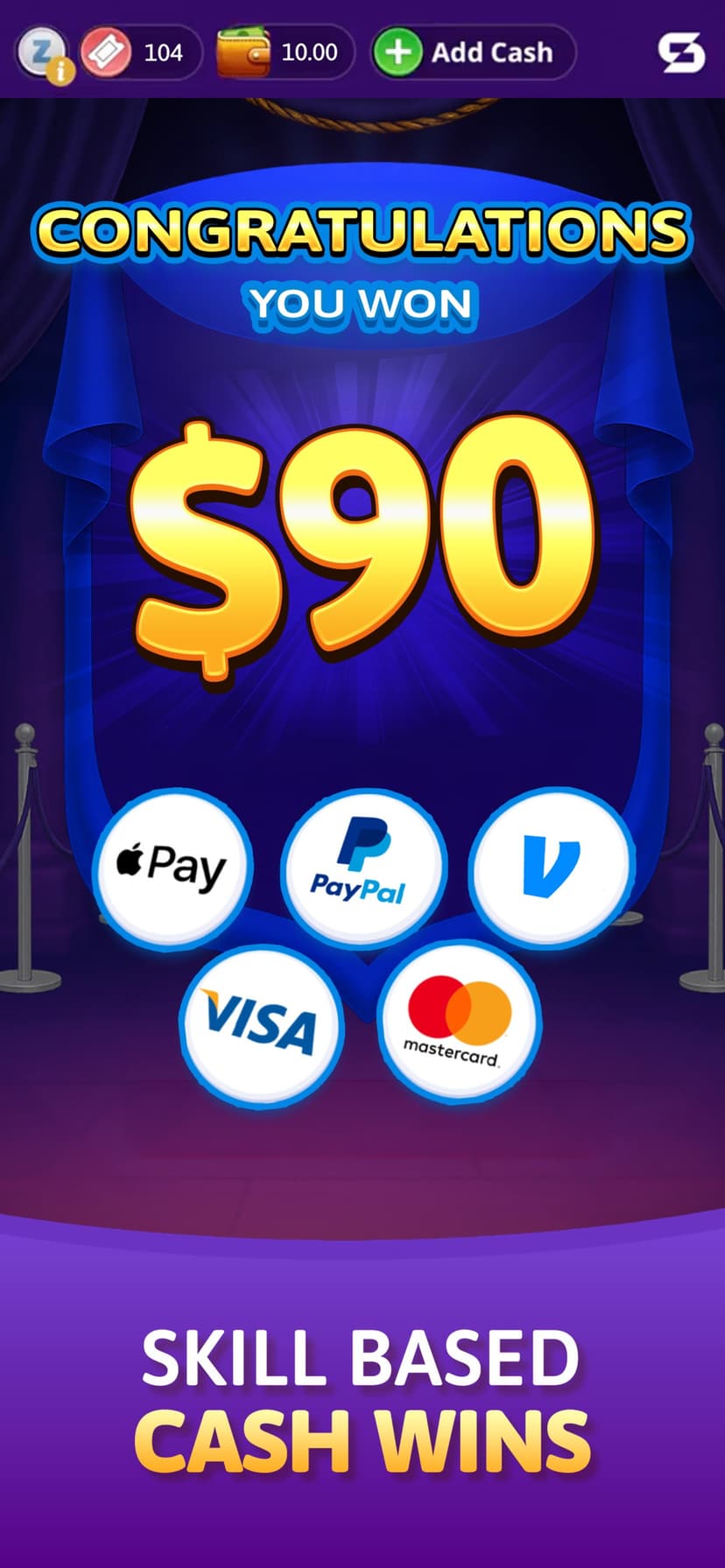 Solitaire Skillz - Win Cash screenshot 4 - screenshot
