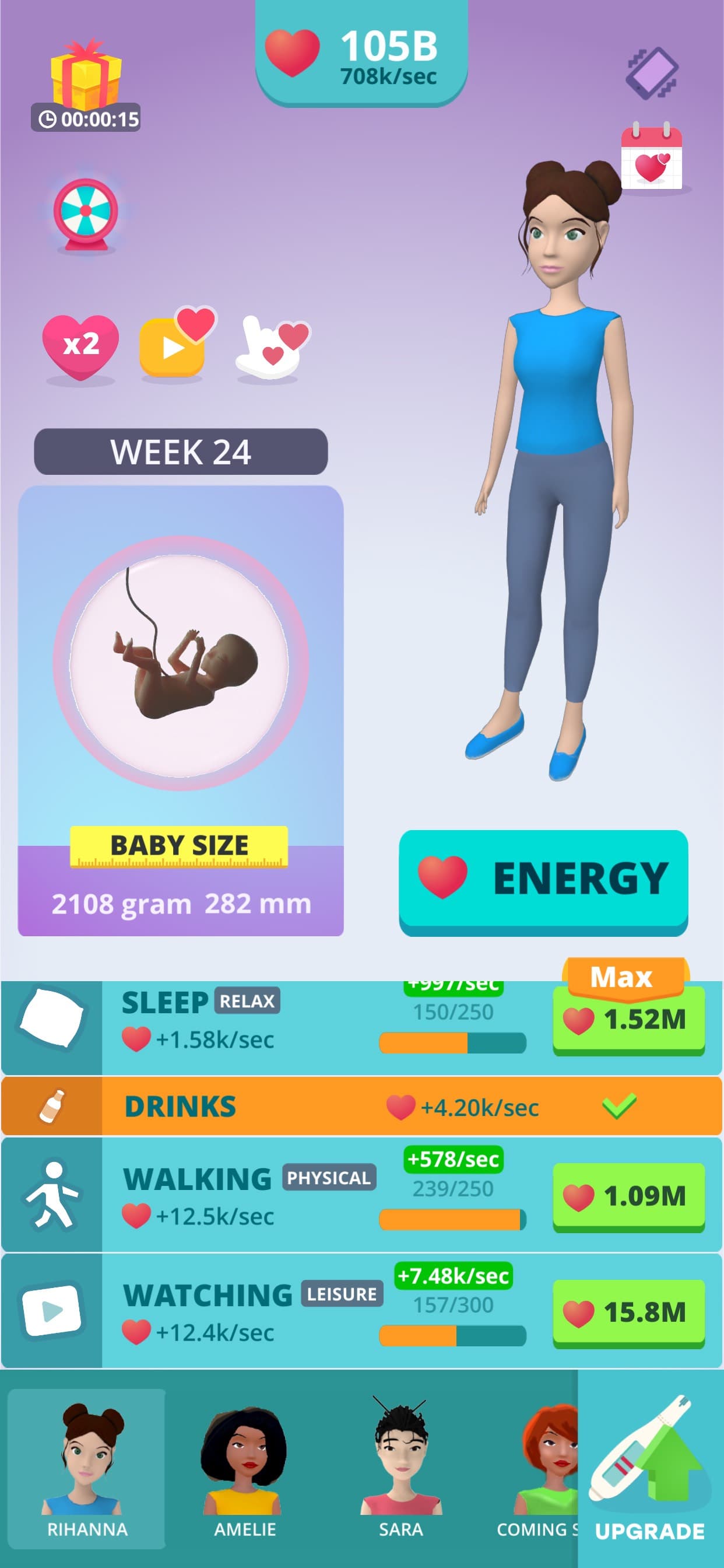 Baby & Mom Idle Life Simulator screenshot 1 - screenshot