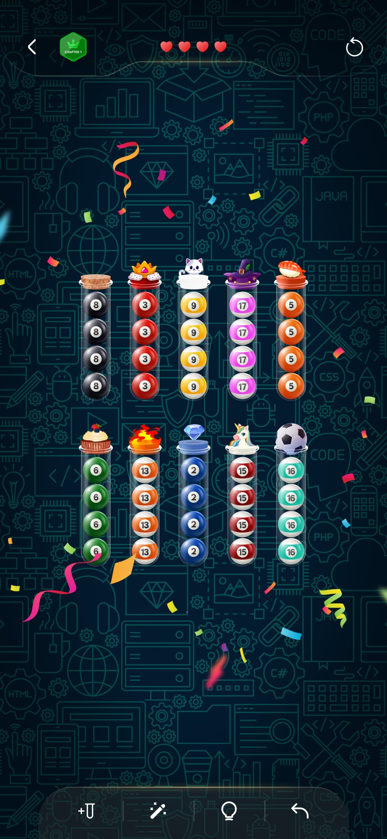 Ball sorting challenge screenshot 1 - screenshot