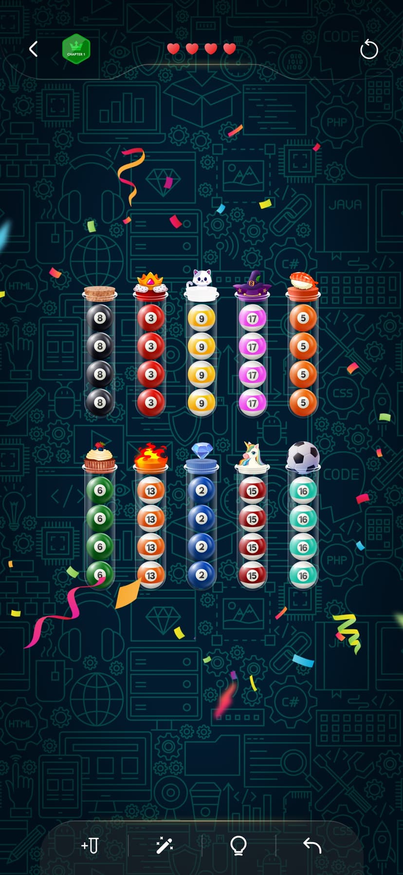 Ball sorting challenge screenshot 1 - screenshot