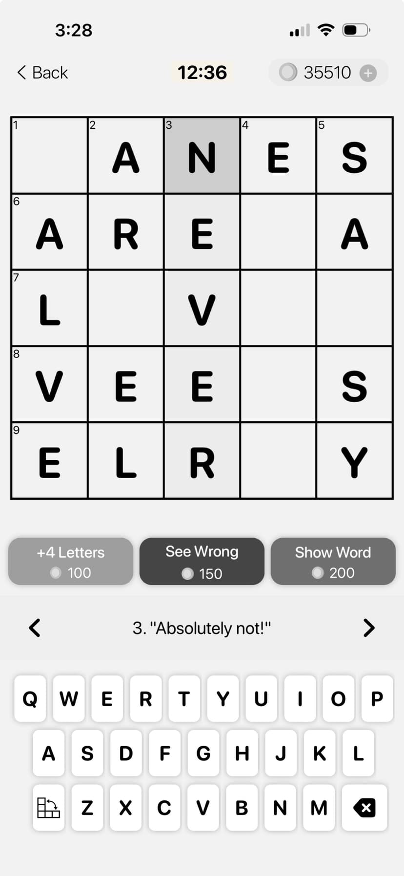 Classic Crossword Puzzles screenshot 3 - screenshot