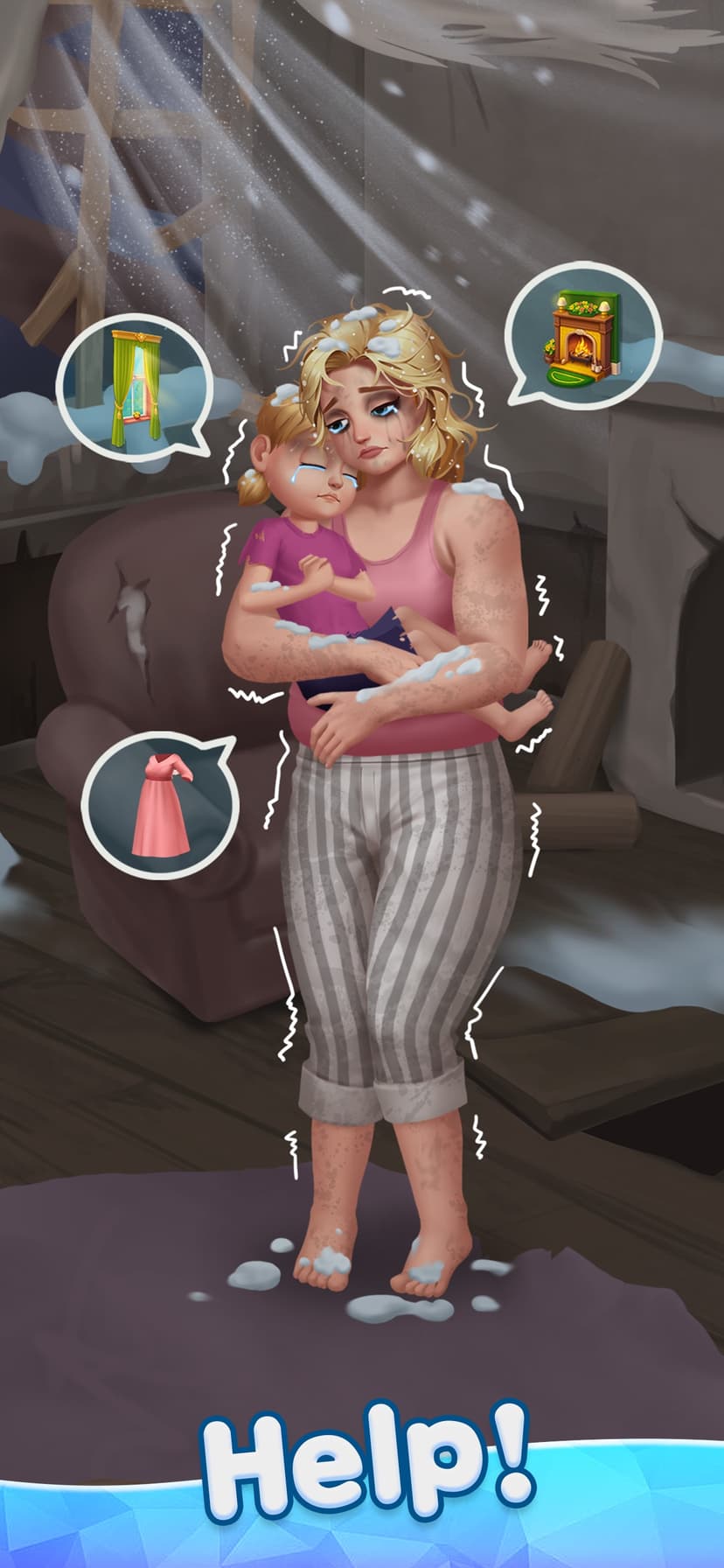 Beauty Tiles: Story & Makeover screenshot 1 - screenshot