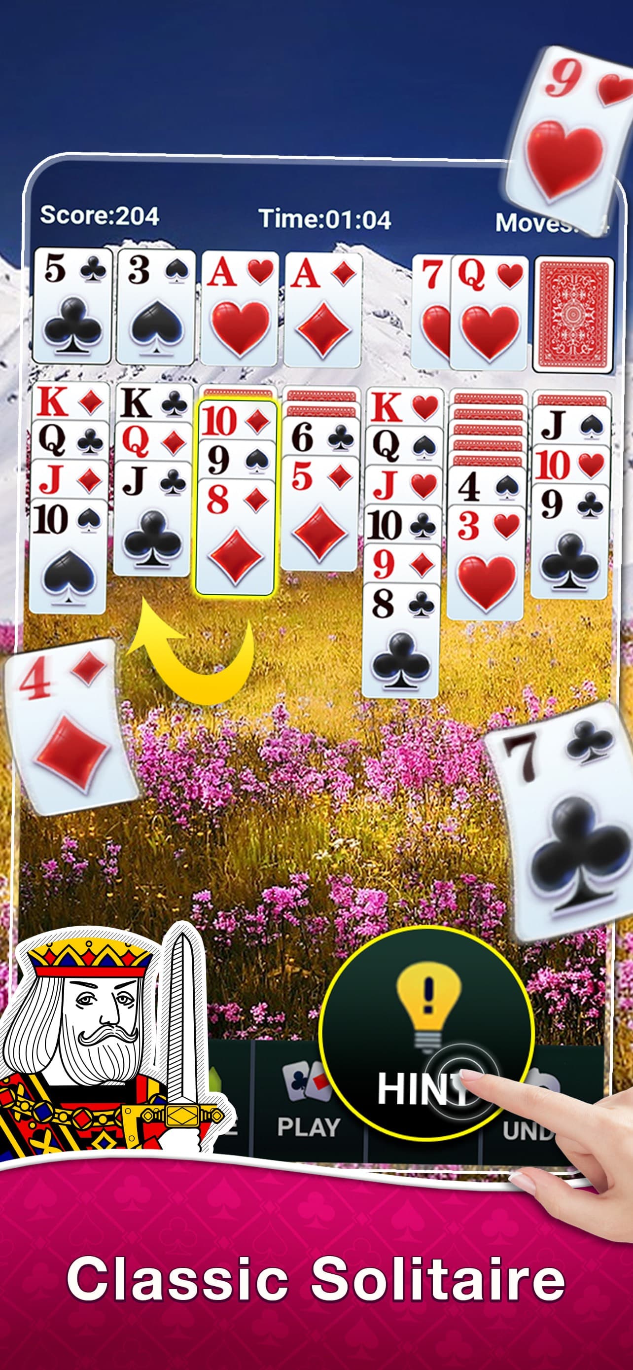 Solitaire-Brain Training screenshot 1 - screenshot