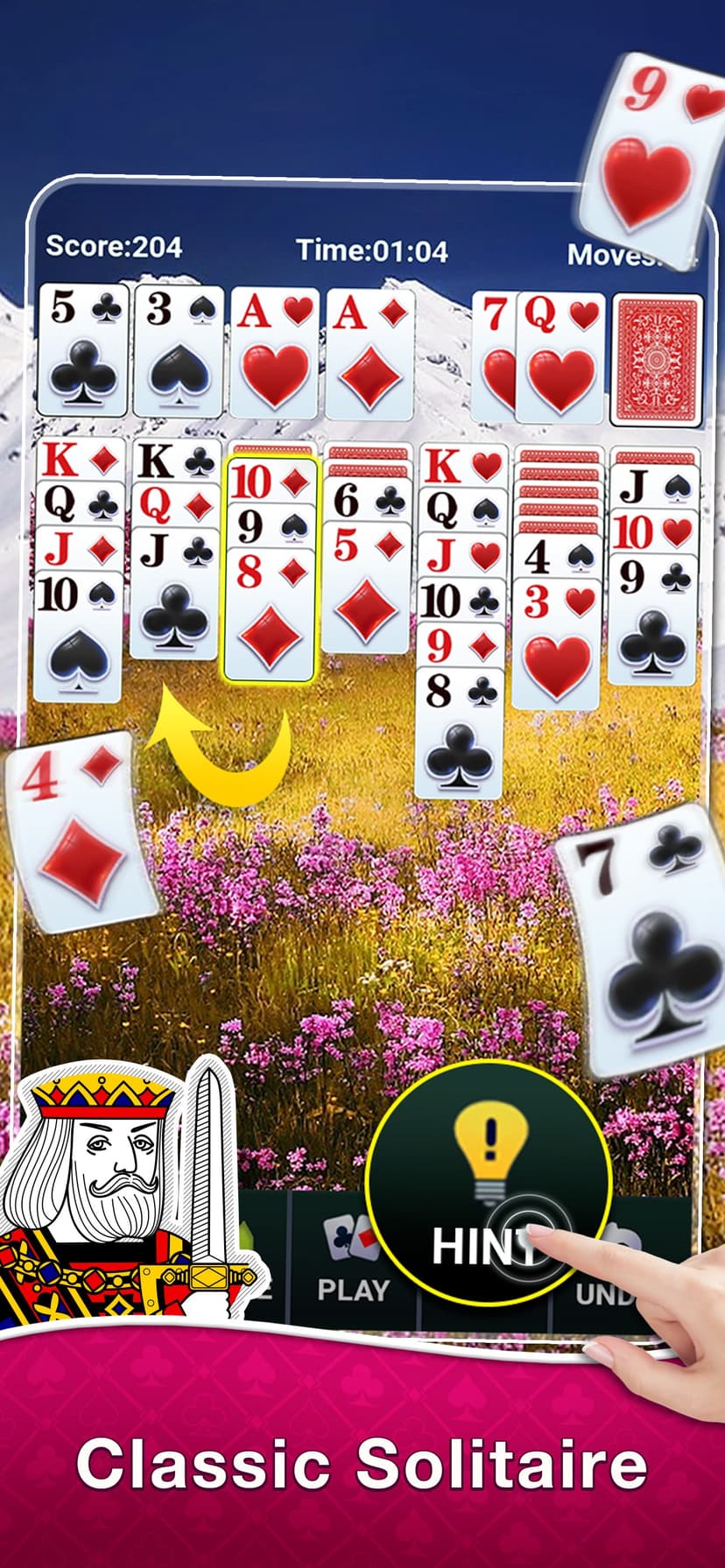 Solitaire-Brain Training screenshot 1 - screenshot