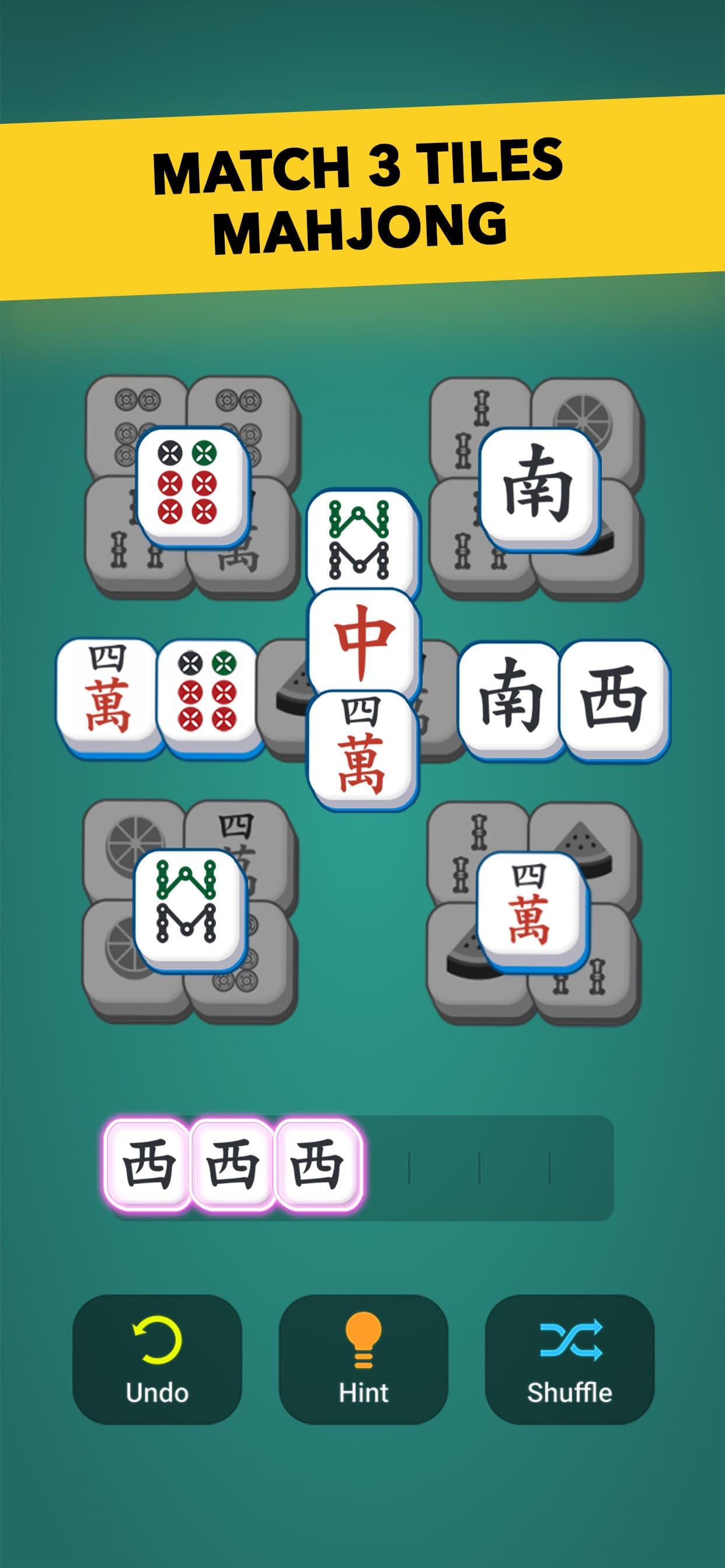 3 of the Same: Match 3 Mahjong screenshot 1 - screenshot