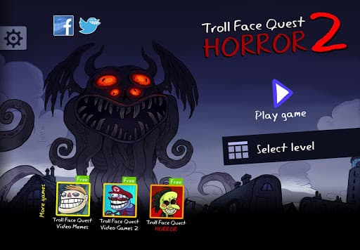 Troll Face Quest: Horror 2 screenshot 1 - screenshot