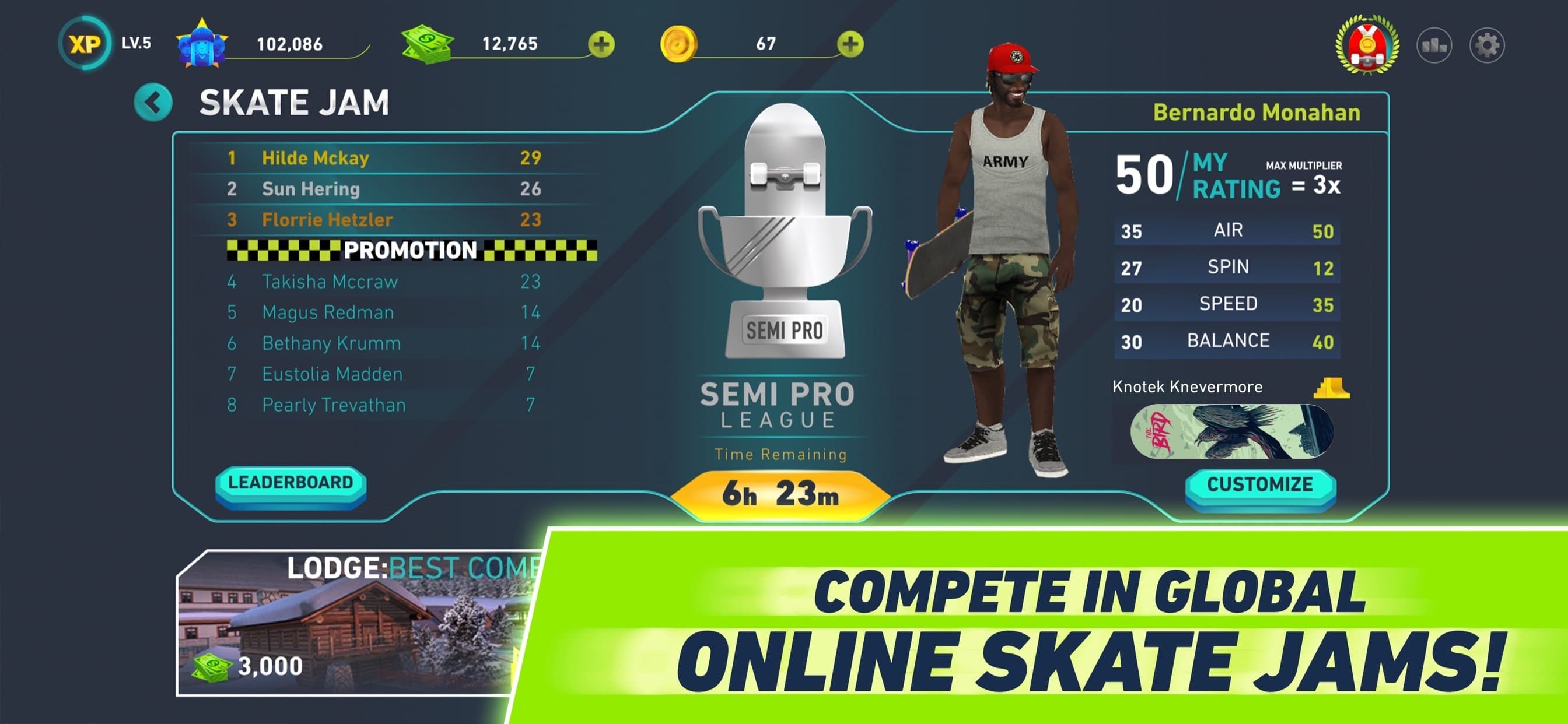 Skate Jam - Pro Skateboarding screenshot 2 - screenshot